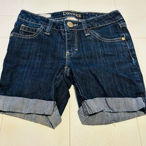 Decree Dark Blue Jean Shorts